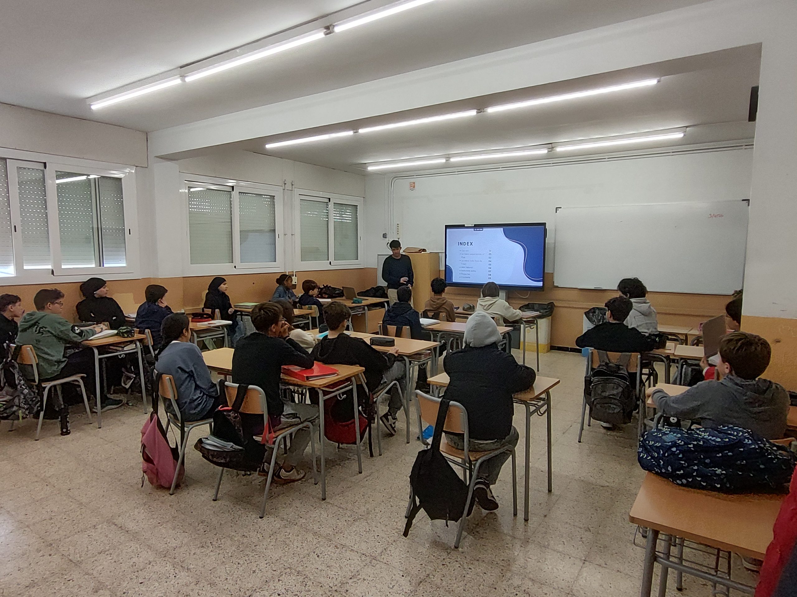 Xerrada d’un ex-alumne a 1r d’ESO