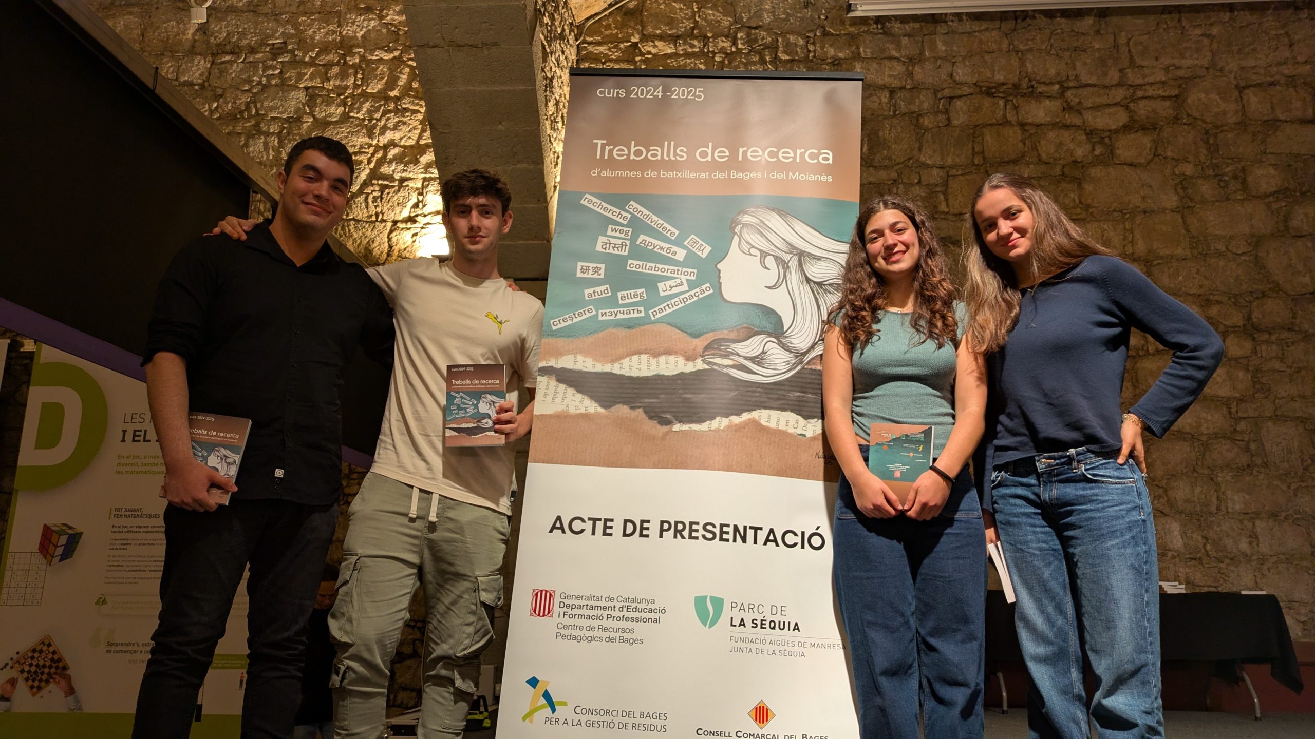 Acte de presentació del llibre de Treballs de Recerca del Bages