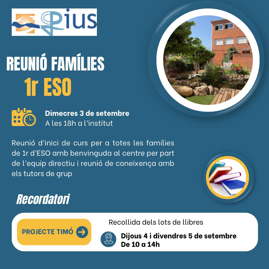 Reunió 1r d’ESO