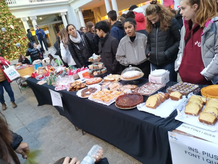 Alumnes de 2n d’ESO participen de nou a  la Fira de Santa Llúcia
