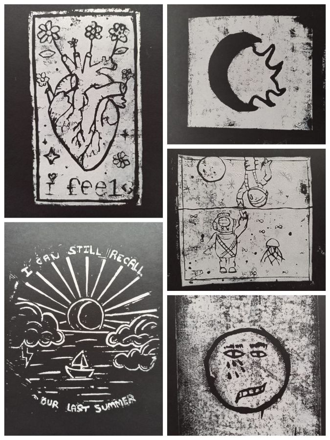 La dualitat a través del linogravat amb l’alumnat de 3ESO de l’optativa de Projectes artístics